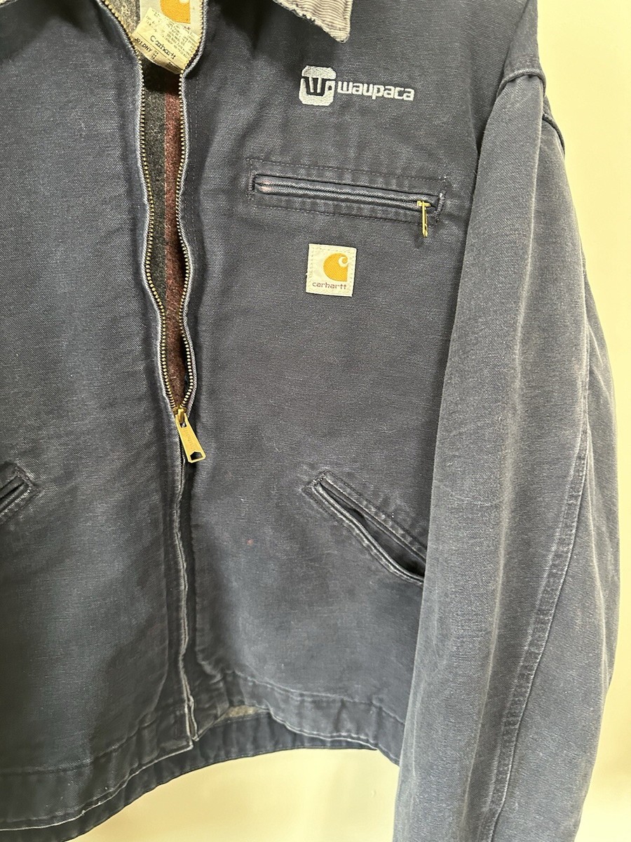 Vintage Carhartt Jacket Navy Blue Detroit J01 DNY Blanket Vintage Carhartt Jacket Navy Blue Detroit J01 DNY Blanket