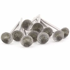 10Pcs Diamond Grinding Bits 10-16mm SPHERICAL CONCAVE Head Lapidary Tools Stone