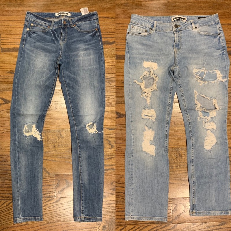 EUC 2 pairs of Noisy May Jeans sz 30