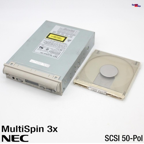 Legendary Nec Multispin 3X 3Xi Cdr-500 Cdrom Drive Laufwerk SCSI Mit Caddy Drive - 第 1/4 張圖片
