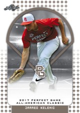 5 ct lot 2017 Jarred Kelenic Leaf Perfect Game Nike AA Classic Aflac Limited-Ed 