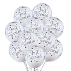 Just Married Balloons Latex Wedding Party Mr Mrs Love Hearts Balloon 12" UK