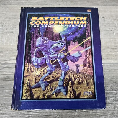 BATTLETECH COMPENDIUM - The Rules Of Warfare By Fasa Corp. Hard-Cover 1690