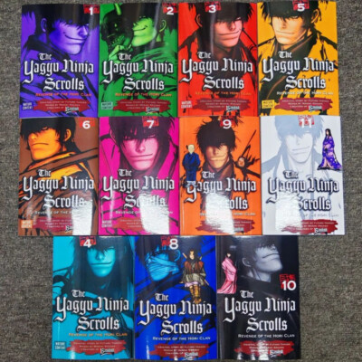 The Yagyu Ninja Scrolls :Revenge of the Hori Clan Manga Vol 1-11