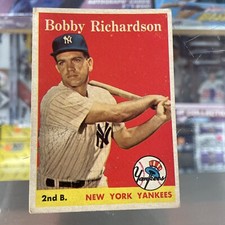 1958 Topps Bobby Richardson 101 VG-EX