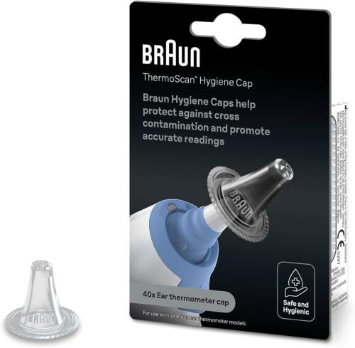 Braun Sonda Copre Termoscano Sostituzione Obiettivo Termosometro Orecchio Tappi Filtro Regno Unito - Foto 3 di 5