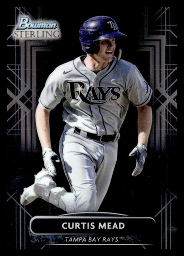 2022 Bowman Sterling Curtis Mead  Prospect BSP-75 Tampa Bay Rays
