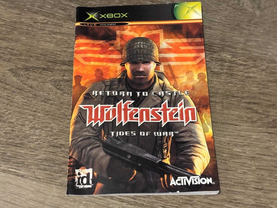 Return to Castle Wolfenstein Tides of War Microsoft Xbox Completo CIB Auténtico Foto 2 de 4