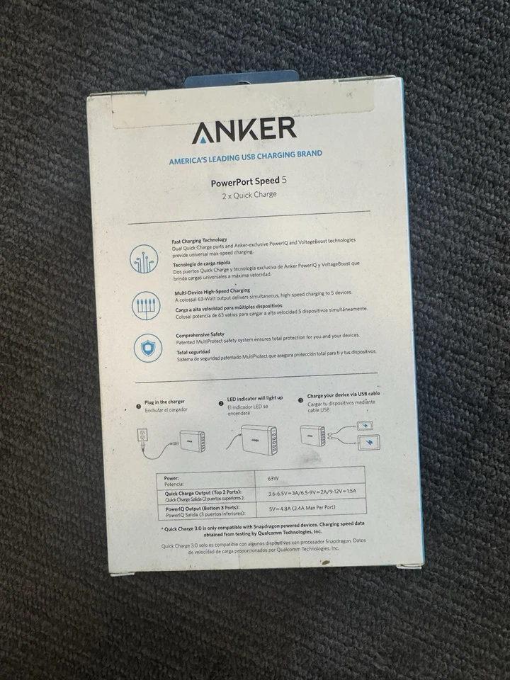Anker Powerport 5 - Image 2 of 2