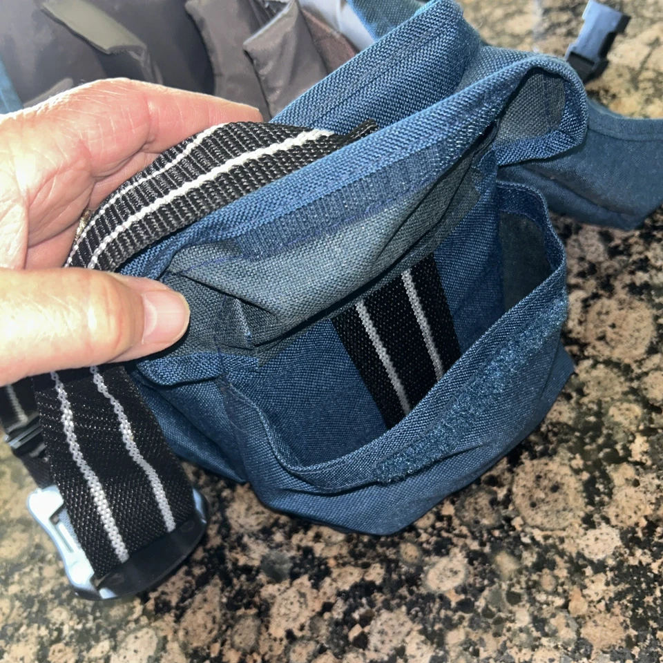 Sun Valley 相机包 复古蓝色 带肩带 数码单反相机 14 x 9 X 8 — 第 4/4 张图片