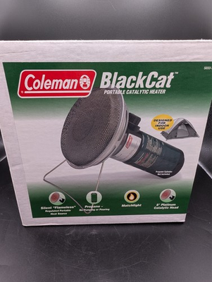 #ad #ad VTG Coleman Black Cat Heater 5033 750 New Open BOX UNUSED $64.99