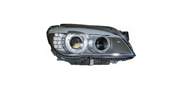 Scheinwerfer Vorne Rechts FüR BMW Serie 7 F01 F02 Von 2009 Bixenon 63117225230-image