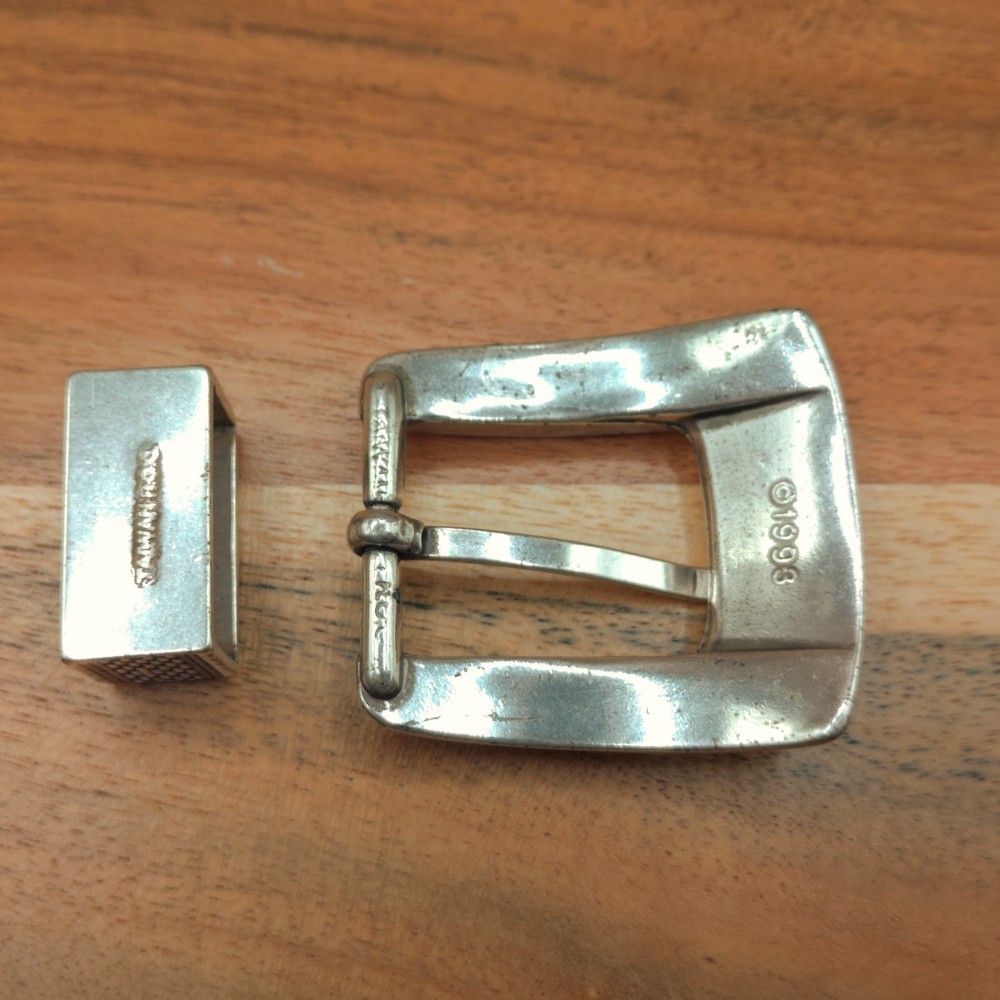 Western Textured Engraved Pattern Single Tongue P… - image 4