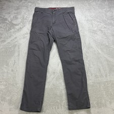 Wrangler Men's Gray Workwear Pants Relaxed Fit, Size 32  