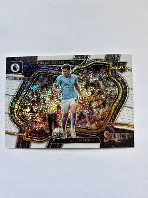2022-23 Panini Select Julian Alvarez EPL White Sparkle Prizm Rookie #201