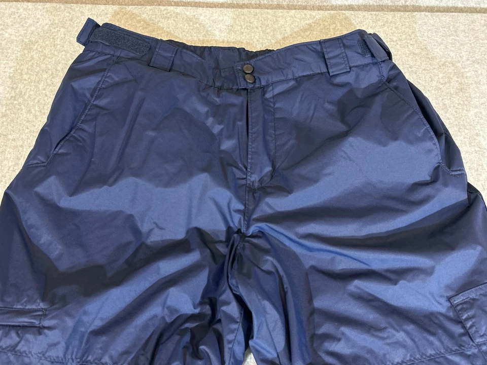 Columbia Pants Mens Large Navy Blue Insulated Ski Snowboard Snow Gun Winter - Image 3 of 4