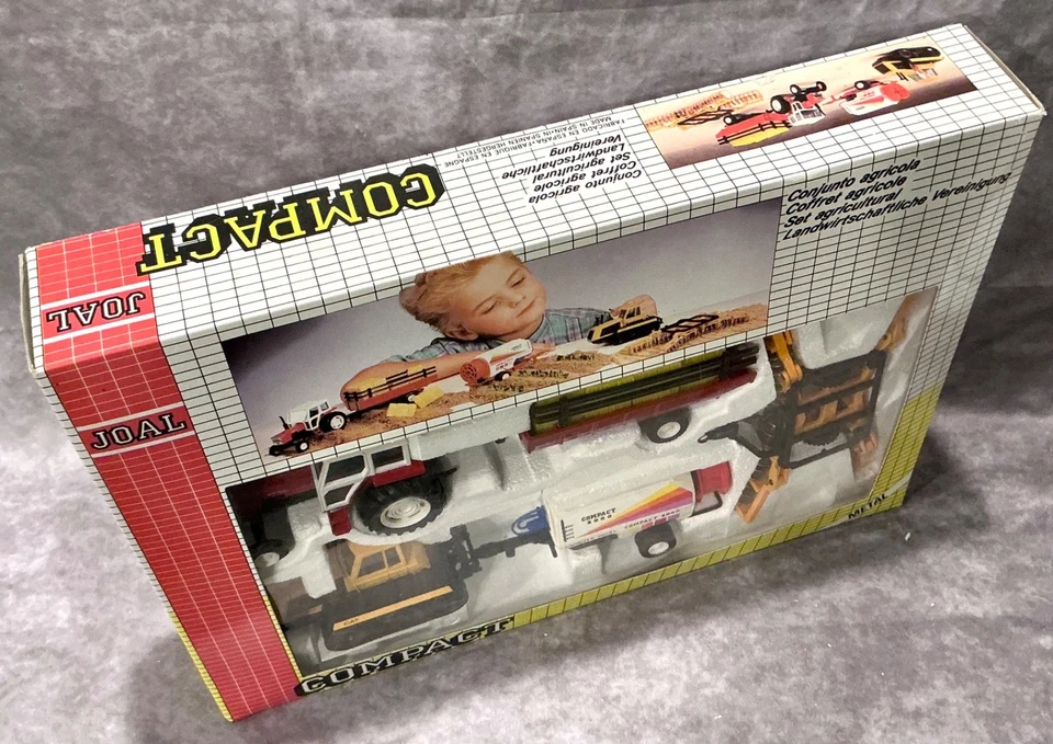 Joal Die Cast Agricultural Set Farm Tractor Implement Compact 402 Harrow Toy - Image 3 of 4