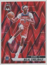 Bilal Coulibaly 2024-25 Panini Mosaic Red Seismic Prizm /299 #29 Washington