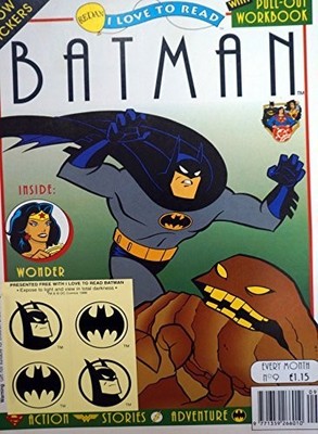 Vintage Redan 1996 Issue No.9 I  Love To Read Batman Comic + With Free Stickers