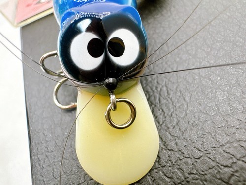 ZEAL Vintage Lure Chima-Chima Mottenaino-ARAIKUN 7g Original Plug Blue Mint Rare - Picture 15 of 16