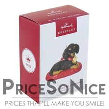 Hallmark Ornament 2025 Puppy Love Long-Haired Dachshund