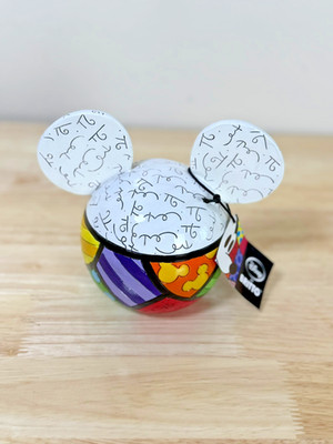 Romero Britto Mickey Mouse Money Piggy Bank Disney 2011 Pop Art Collectable
