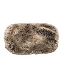 Restoration Hardware Baby Child Faux Fur Hand Warmer for Kids 4-8 Years Brown