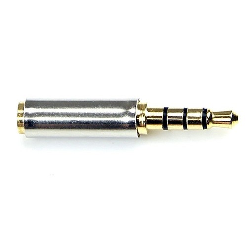 2.5mm Male to 3.5mm Female Audio Adapter Converter Headphone Earphone Headset - Afbeelding 2 van 4