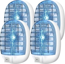 Bug Zappers Plug in Indoor, Electronic Fly Traps for Indoors, Insect Blue 