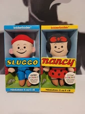Vintage 1973 Sluggo & Nancy Knickerbocker Miniature Cloth Rag Doll Comics 6.5"