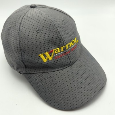 Warrior Custom Golf hat flexfit fitted gray cap - size L / XL