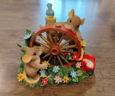 Fitz and Floyd Charming Tails: Wheel Always Be Friends 88/137 with box