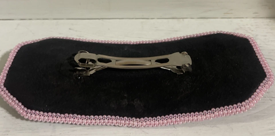 Pinza para el pelo Stories And Beddd rosa negro Foto 3 de 4