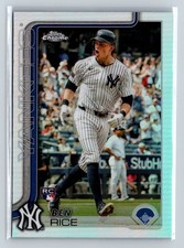 2025 Topps Chrome #139 Ben Rice Refractors RC
