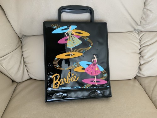 Vintage Mattel Barbie Doll Record Tote, Blank Index, Handles MINT Dated 1961 - Picture 12 of 17