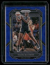 Teaira McCowan 2023-24 Panini Prizm WNBA Blue Wave Dallas Wings #52