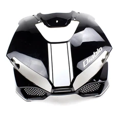 Headlight Surround Panel Gloss Black Front Headlight Fairing ABS Screw-on LIGHT