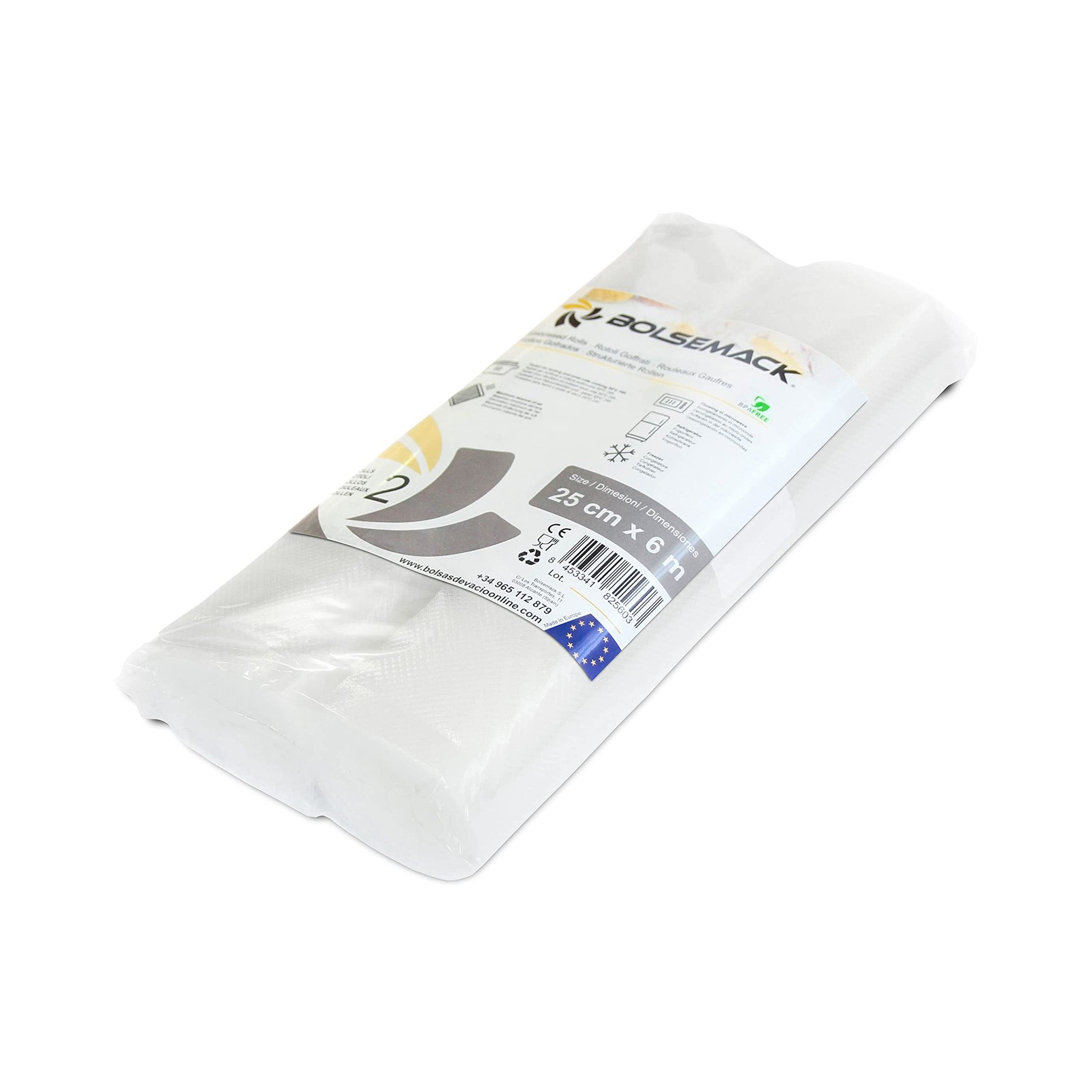 Sacs sous vide 25 cm x 6 m pour stopper le gaspillage alimentaire