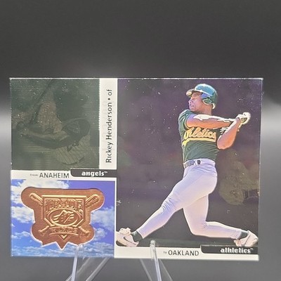 Upper Deck 1998 SPx Finite Rickey Henderson Athletics #344 1100/4000