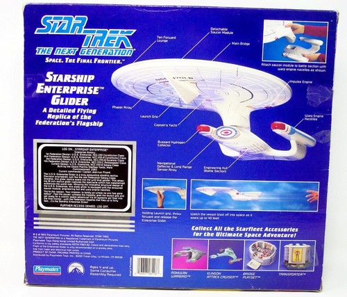 1993 STAR TREK The Next Generation Starship Enterprise Glider No. 6113 MIB - Picture 2 of 6
