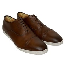 Allen Edmonds Park Avenue Sneakers Mens 11 D Chili 5206 Leather Cap Toe Oxfords
