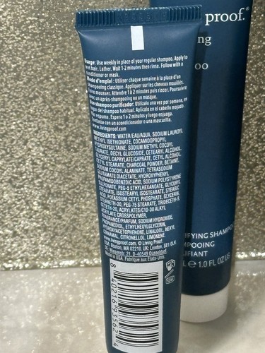 Champú desintoxicante clarificante a prueba de vida tamaño mini de viaje x8 - Imagen 4 de 4