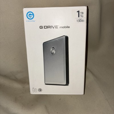 1TB G-DRIVE Mobile USB-C (USB 3.1) Portable External Hard Drive, Space Gray -...
