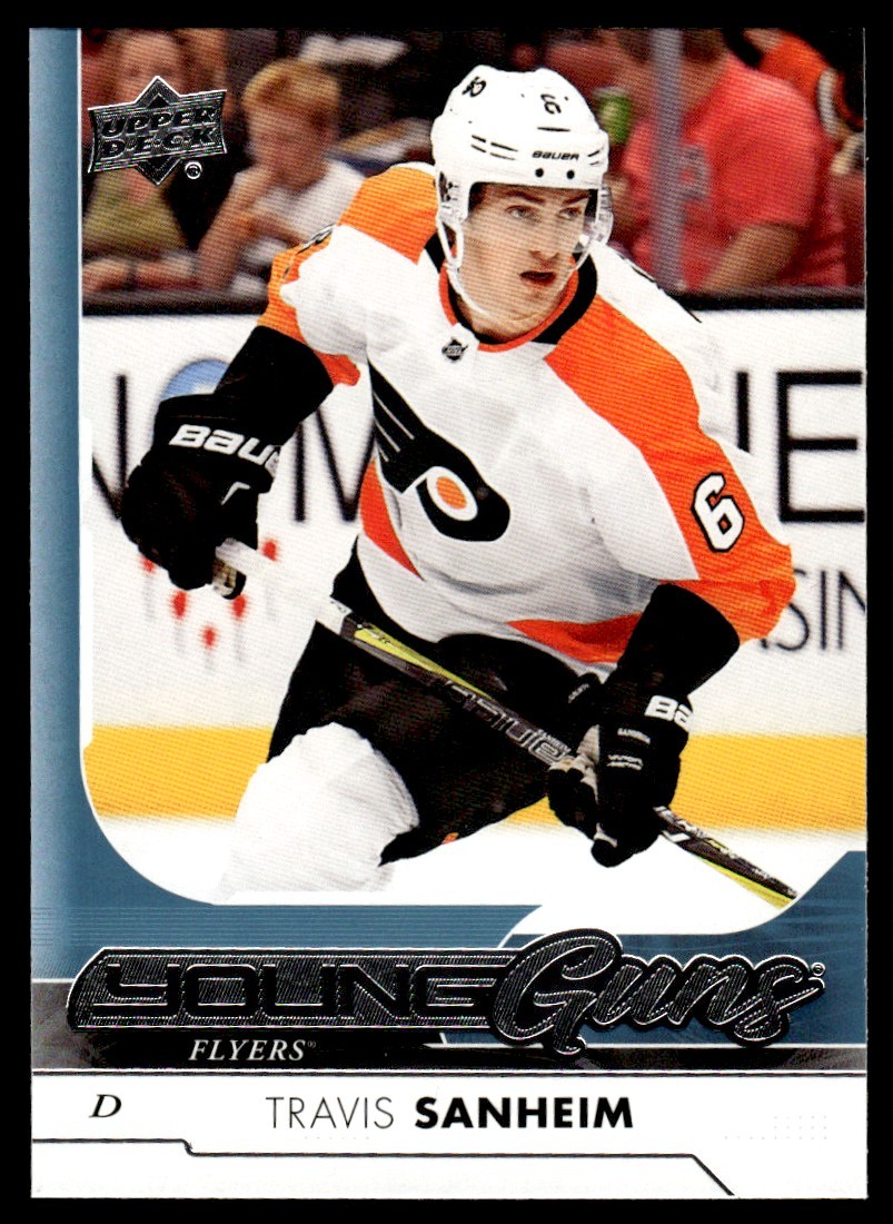 2017-18 Upper Deck Young Guns Travis Sanheim Rookie Philadelphia Flyers #214