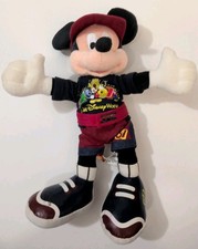 Walt Disney World Theme Parks 2007 Mickey Mouse Bean Bag 11" Plush With Tags