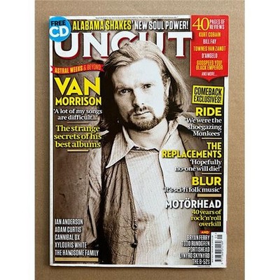 VAN MORRISON UNCUT #216 MAGAZINE MAY 2015 - VAN MORRISON COVER WITH FEATURE INSI