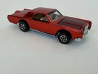 Hot Wheels REDLINE Custom Continental Mark III - RED W/ WHITE IN -US-Clean Car!!