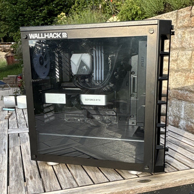 WALLHACK Gaming-Desktop-PC Tower NVIDIA GeForce RTX, RGB, Schwarz