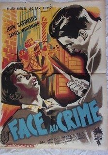 Affiche 60 x 80 de " Face au Crime " de 1956 film de 1956 par Don Siegel