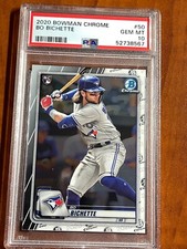 2020 Bowman Chrome Bo Bichette RC Rookie PSA 10 Gem Mint Toronto Blue Jays